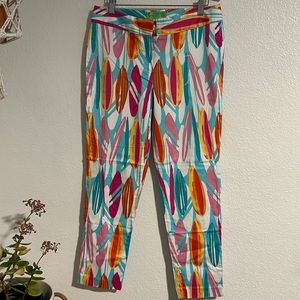 Pappagallo Women’s Surfboard Print Trousers